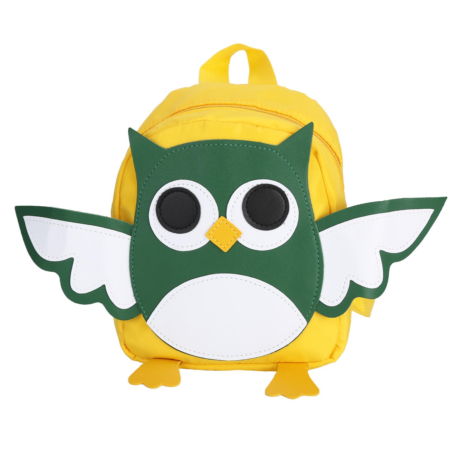 Toddler Backpack Cartoon Owl Shape Students Preschool Backpack Handbags for Kids