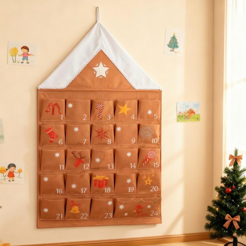 Door-Hanging Christmas Storage Holder Space-Saving for Living Room, Entryway