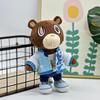 Kawaii Kanye Dropout Bear Teddy Bear Plush Toys Kanye West Graduation Soft Stuffed Home Room Decor Dolls for Kid Birthday Gift