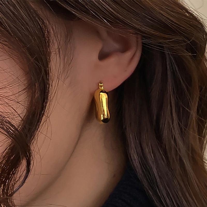 foxanry Prevent Allergy Geometric Earrings For Women Girls Trendy Exaggerated Minimalist Birthday Party Jewelry Gifts Wholesale