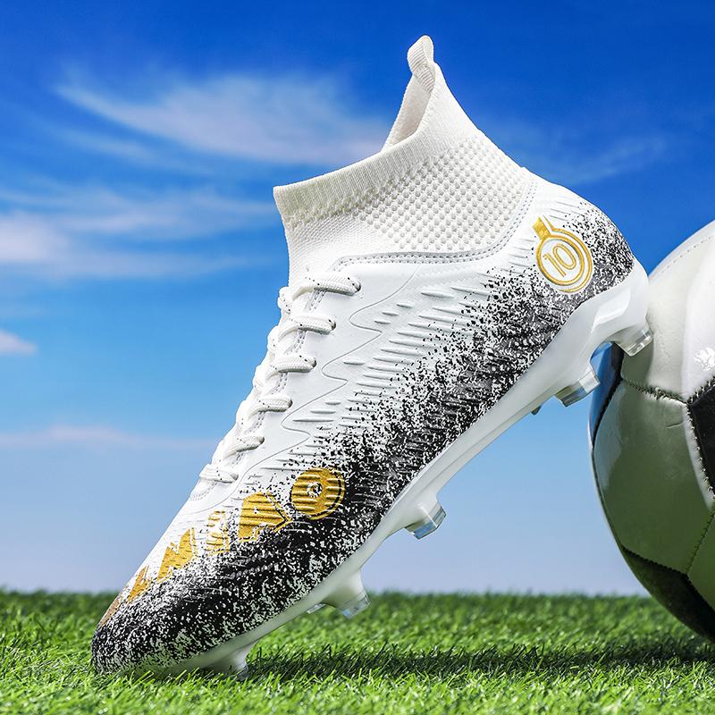 33-46 UNISEX Kopačky Šnurovanie Vysoko elastická ponožka Tréning úst Umelý kapitán Športový tréning v prírode Detská futbalová obuv