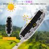 MAZERO LED Warning Light, Solar Strobe Light, Flat Type, High Brightness, Vibration Sensor, Flashing