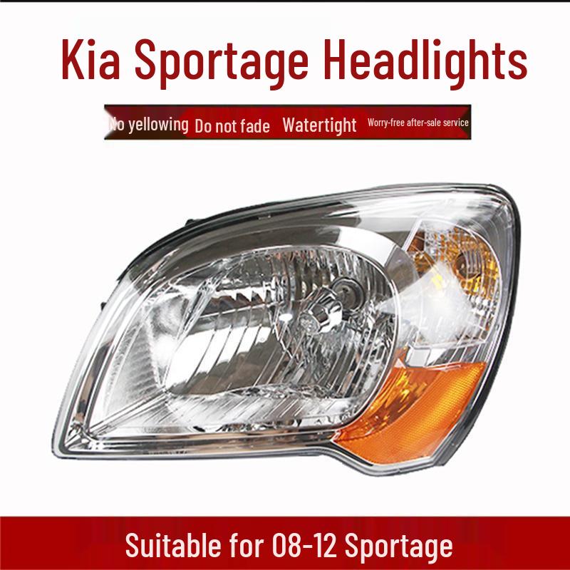 

Совместимо с Kia Sportage 07-12 Блок-фара, Передняя левая/правая, Ближний/дальний свет Single Piece