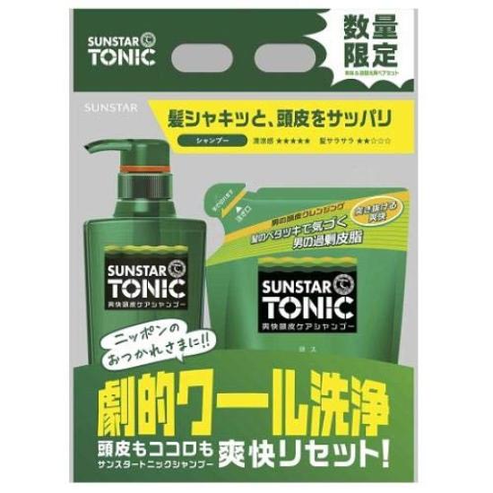 

Sunstar Tonic SP bottle + refill 480ml + 360ml 2 assorted