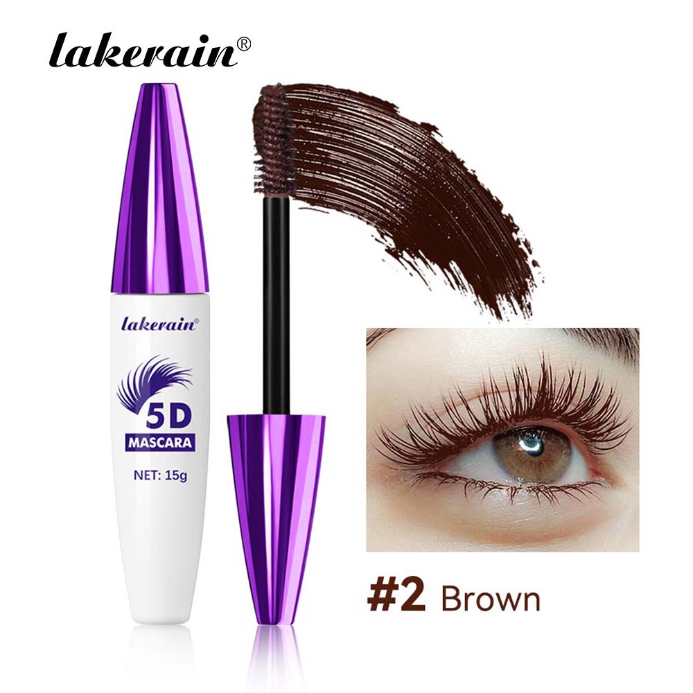 5D Extreme Volume Wimperntusche, Wasserdicht und Lang Anhaltend, Natürliche Verdickung und Wimpernverlängerung mit Schwung