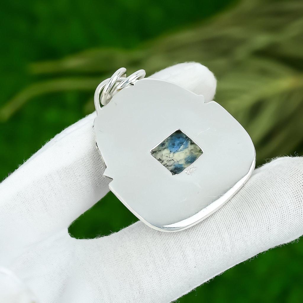 Friendship Day Sale Sterling Silver Square Natural K2 Jasper New Pendant Jewelry