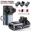 Micro USB/IOS/Type C Charging Adapter For Garmin Fenix 7/6/5 Instinct 2S Venu 2 Plus EPIX Forerunner 745 Watch Charger Connector
