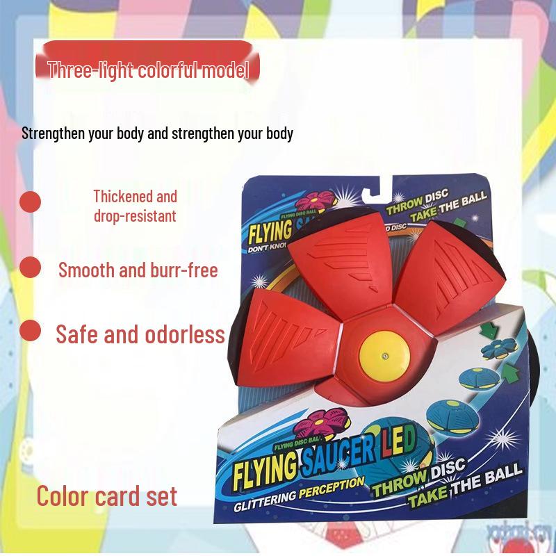 Magical Elastic Flying Saucer Ball - Children's Bouncing Stomp Toy for Outdoor Play