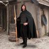 Mantello medievale vintage, costume da guerriero vichingo pirata cavaliere, abito retrò per performance teatrale, festa di Halloween e gioco di ruolo Comic-Con