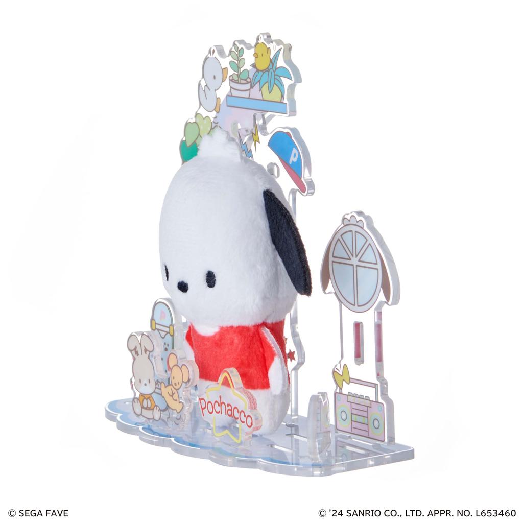 SEGA FAVE Acrylic Plush Toy Sanrio Characters Pochacco