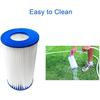58012E Type III Type A/C Pool Filter Cartridge Outdoor Above-Ground Swimming Pool for 530 800 1300 1500 GPH Filter Pumps