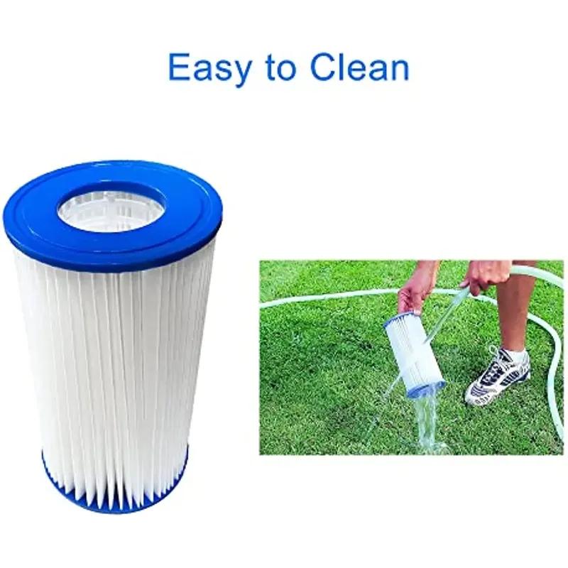 58012E Type III Type A/C Pool Filter Cartridge Outdoor Above-Ground Swimming Pool for 530 800 1300 1500 GPH Filter Pumps
