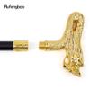 Golden Dragon Head Fashion Walking Stick Decorative Stick Cospaly Vintage Party Fashionable Walking Cane Crosier 92cm
