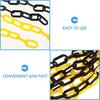5m Traffic Chain Barrier Link 6mm/8mm/10mm Crowd Control Barrier  Warning Safe