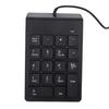 Efficient Mini Wired Numeric Keypad Ergonomic Portable USB Digital Keyboard Compact Professional Notebook Keyboard Accounting