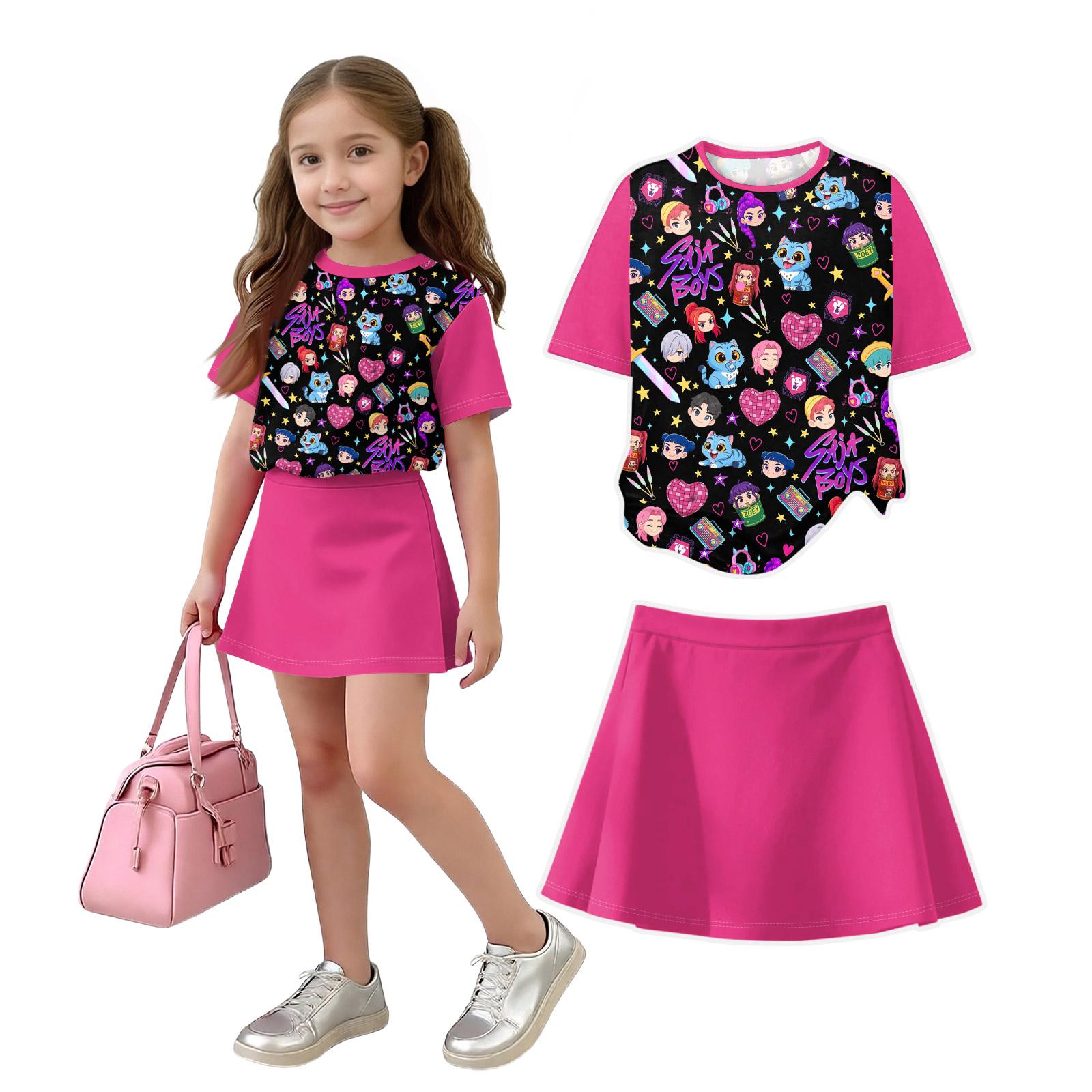 

Infant Newborn Baby Girls Boys Loose Print T-shirt+Pants Print Outfits Set 150