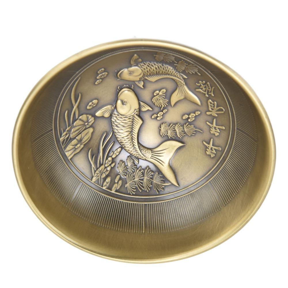 Double Fish Incense Holder Vintage Incense Bowl Elegant Incense Burner  Incense Burning Bronze