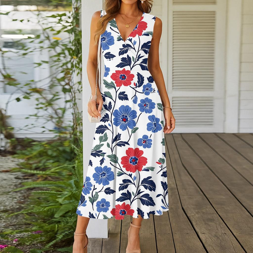 Women's Long Dress Maxi Dress Casual Dress Chiffon Dresses Swing Dress Casual Mature Outdoor Daily Date Ruffled Short Sleeve V-neck Dress