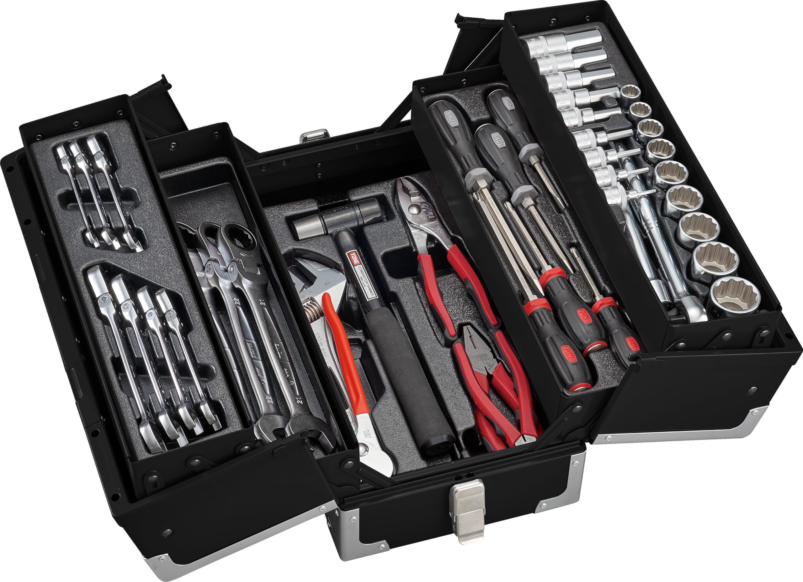 

TONE Tool Set TSH430BK Drive Angle Black Contents 52 items 12.7mm (1/2 )