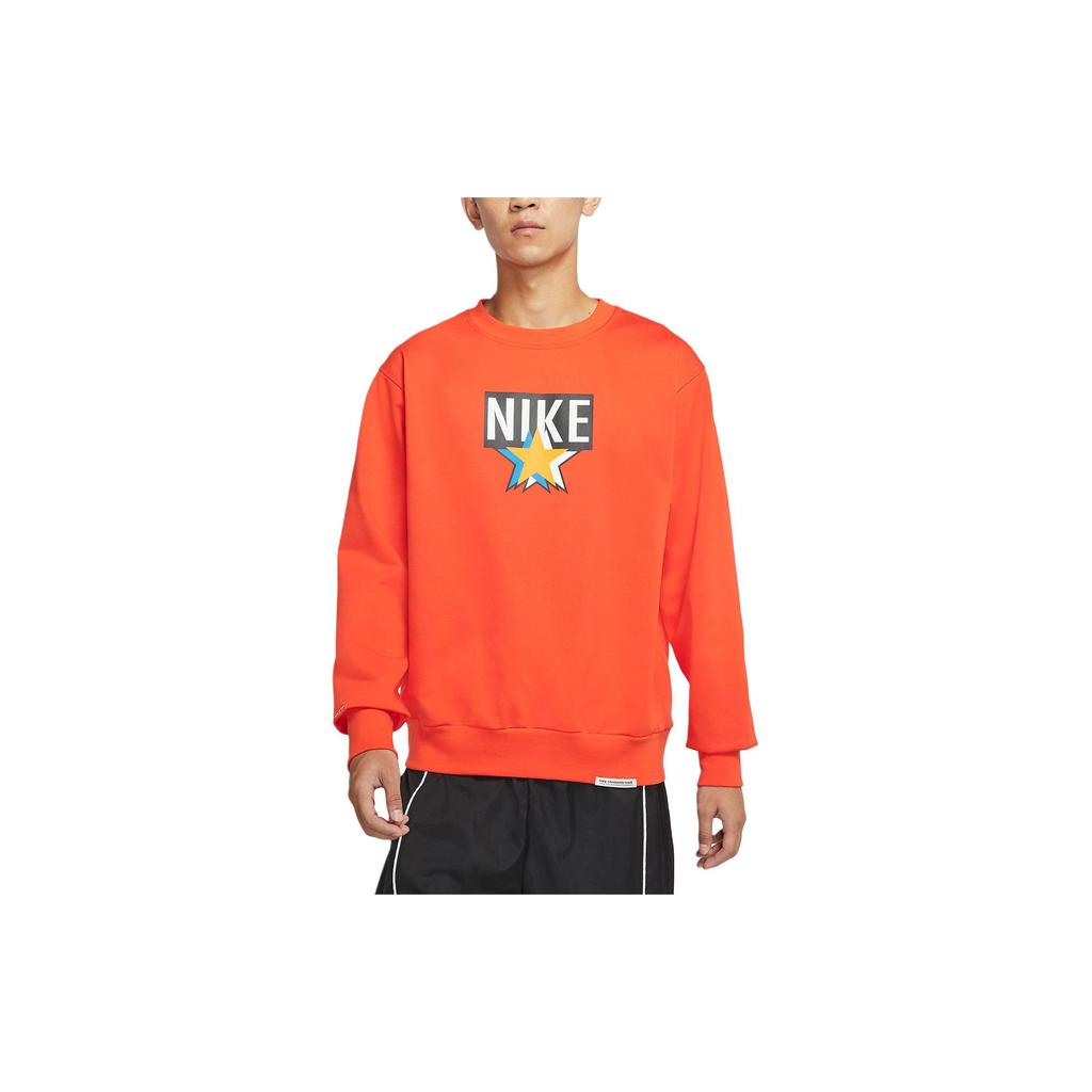 Nike Sweatshirts Men's Orange Crew Neck Moderate Other DH2850-891