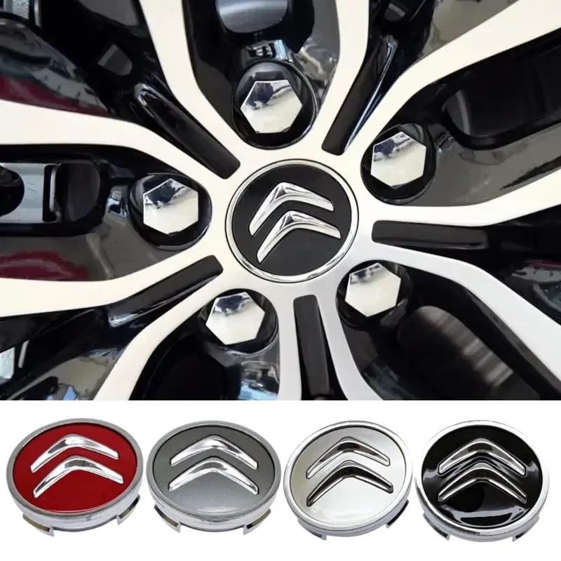 60MM Car Wheel Center Hub Caps Cover for Citroen C6 C8 C2 C3 C4 C5 C1 Berling Xsara Picasso DS3 DS4 DS6 DS5 Exterior Accessories anf123