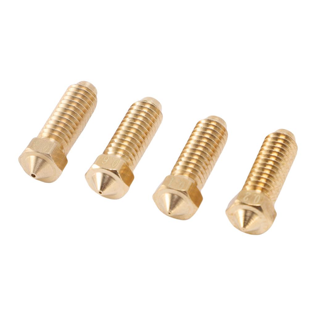 40Pcs 3D Printer Nozzle Set Replacement for Kobra S1 3 Combo Combo Pro 0.2 0.4 0.6 0.8mm Brass Nozzle Set