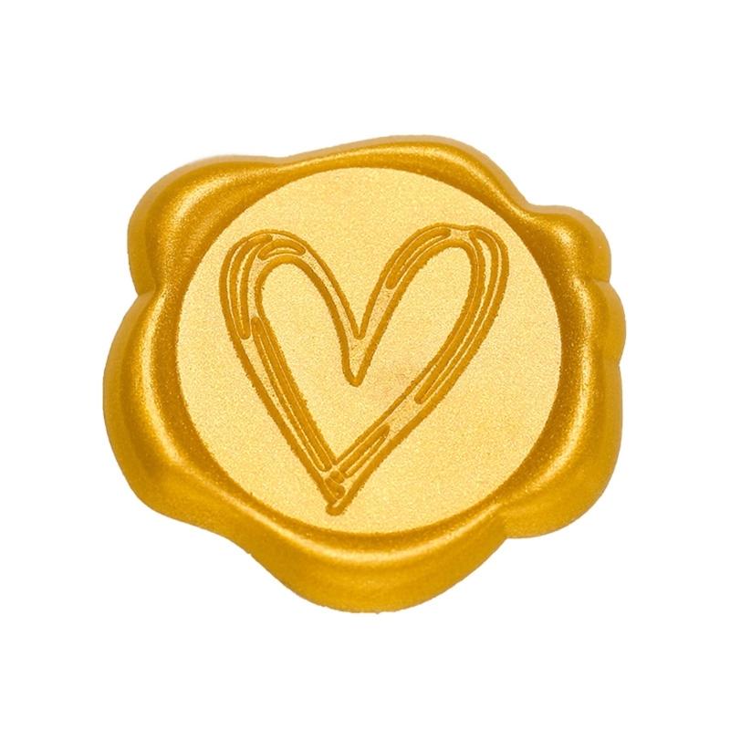 10Pcs Embossed Seal Stickers Adhesive Seal Decals for Wedding Invitations, Envelope, Birthday Valentines Christmas Card