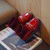 Children Socks Boots Simple Girls Princess Short Boots Fashion Kids Leather Boots with Metal Chains Classic Non-slip 2024 New