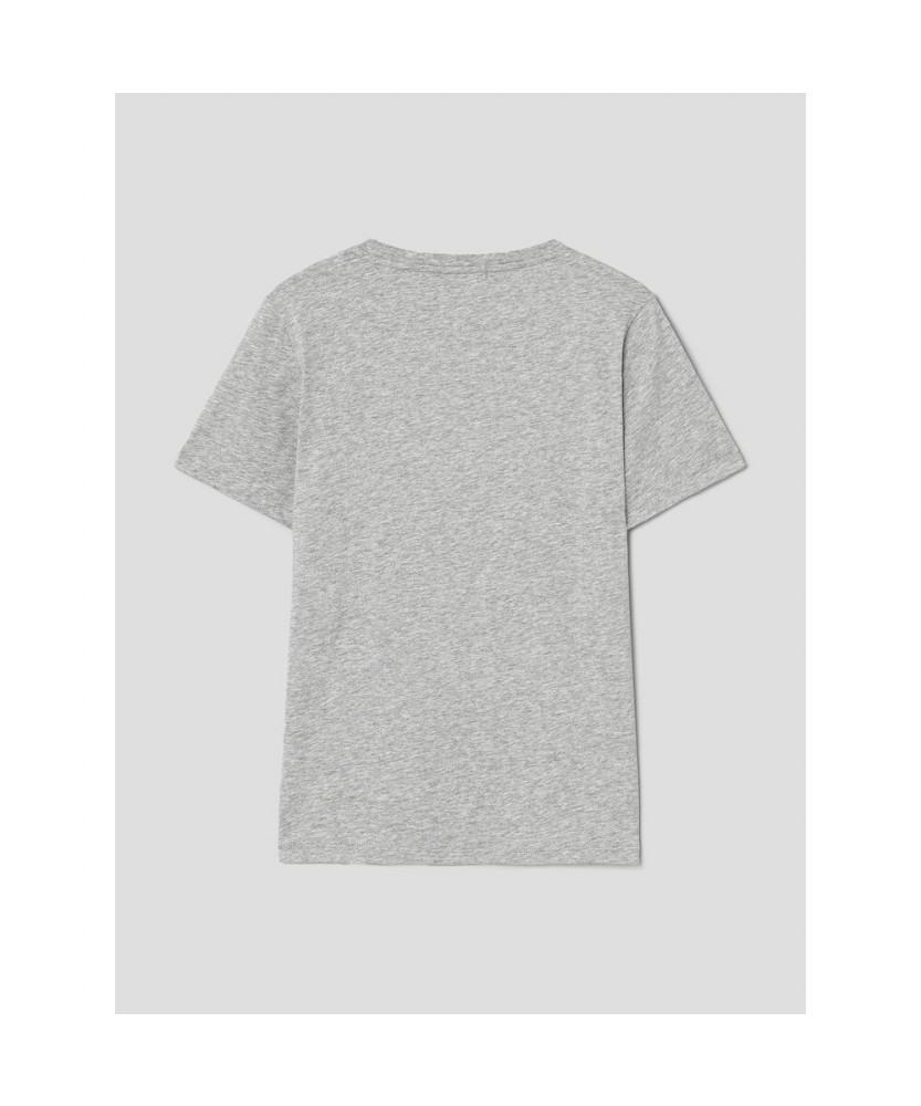 8SECONDS Basic Round Neck Short Sleeve T-Shirt Gray