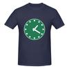 Wrigley Field Game Clock Slimming Tshirt Retro Minimalist Ecofriendly Printing Tee