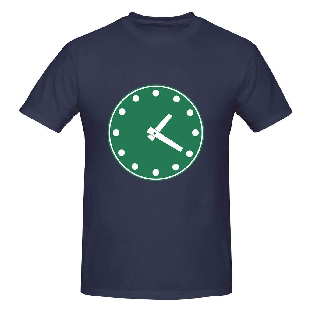 Wrigley Field Game Clock Slimming Tshirt Retro Minimalist Ecofriendly Printing Tee