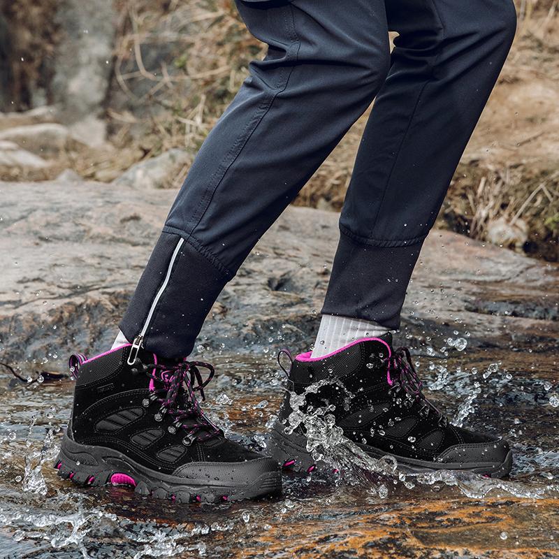 Brand Winter Women Ankle Outdoor Trekking Boots Hiking Shoes Woman Mountain Climbing Treking Sneakers Wandelschoenen Botas Mujer