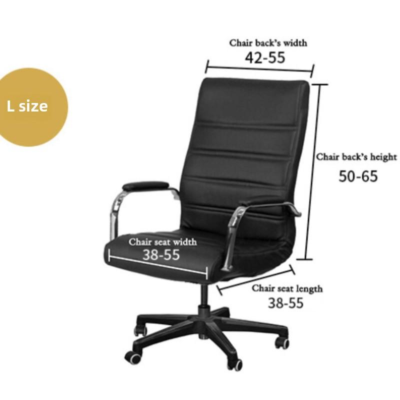 Set de huse pentru scaune de birou, protectie pentru computer, pentru scaun, extensibil, pentru scaunul de birou, pentru cotiera, husa, perna, spatar, pentru scaun rotativ pentru sef.