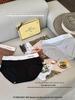New Dopamine Colorblock Chocolate Cotton Women's Mid-Rise Panties - Antibacterial, Breathable, Comfortable, Skin-Friendly.