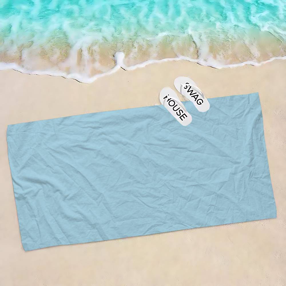 

Solid Color Bath Towel Microfiber Soft Water Absorbing Breathable For Girl Kids Decorative Cartoon Beach Towel W30*H60(CM)