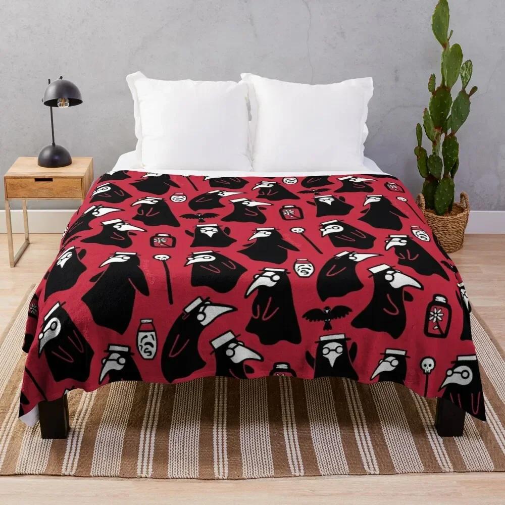 

Plague Doctors Throw Blanket for babies Baby Thermals For Travel Blankets 100X150CM