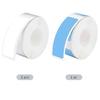 3 Rolls Thermal Label Paper 40x12 mm 160 Self-Adhesive Sticker Tape per Roll Compatible with Niimbot D11 D110 Portable Label Maker White Light Blu