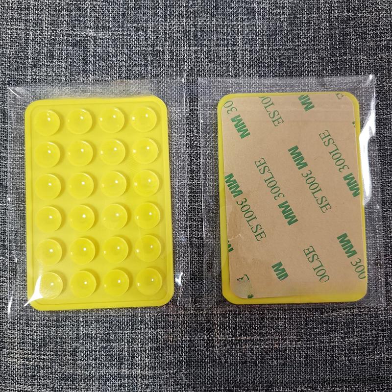 1Pcs Reusable Adhesive Pads Silicone Suction Cups Non-Slip Cell Phone Holders Travel Accessories"