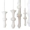 Japanese Wabi-sabi Style Isamu Noguchi Xuan Paper Long Vintage Chandelier for Aisles, Staircases, and Loft Window Displays.