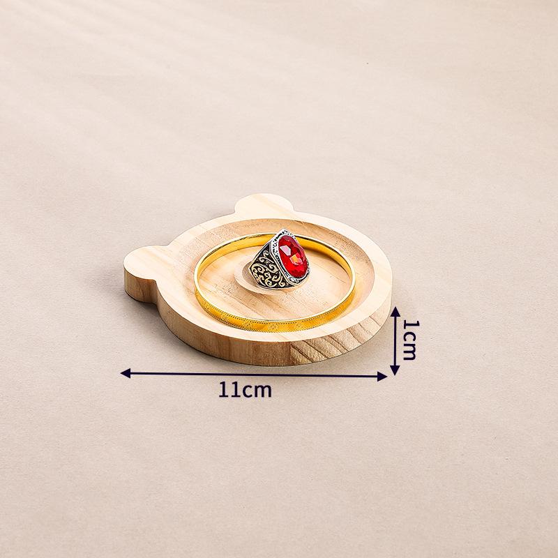 Planche de rangement pour bracelets en bois massif noyer assiette à bracelets présentoir à bracelets bracelet perlé assiette à bracelets