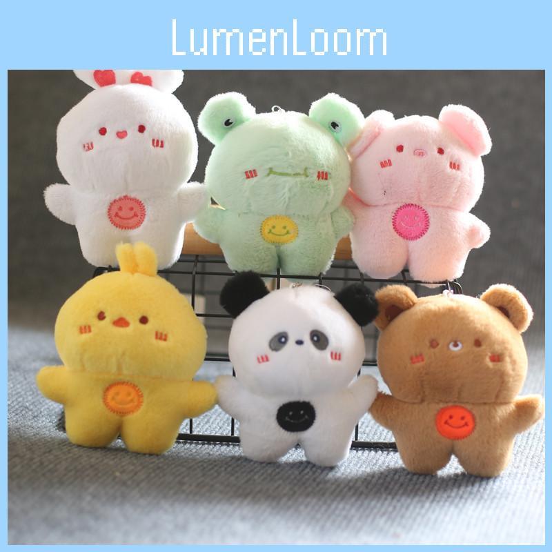 Super Soft Short Plush Animal Keychain Stuffed Toy Backpack Accessory Gift For Children