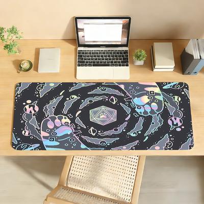 Anime Cat Paw Mouse Pad Nonslip Locking Edge DeskMat PC Laptop Accessories Rubber Office Keyboard Large Game XXL Carpet