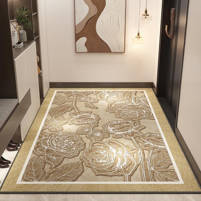 Household Entrance Mat Entrance Door Foyer Foot Mat Living Room Foot Mat Dirt Resistant Carpet