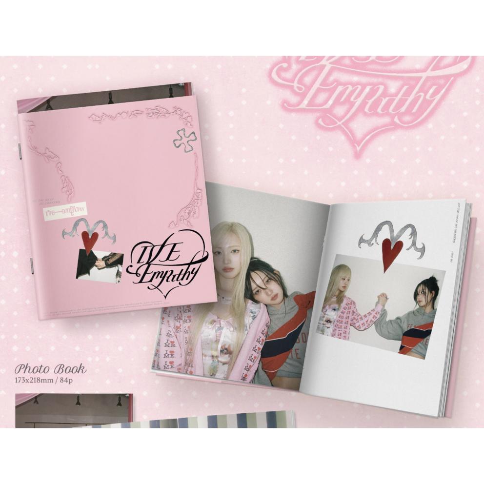 [Official Special Offer: Sawe1 + Top Loader GIFT] Ive Album Empathy Levelheart Attitude Mini Album 3rd Genuine Photocard Unreleased Goods