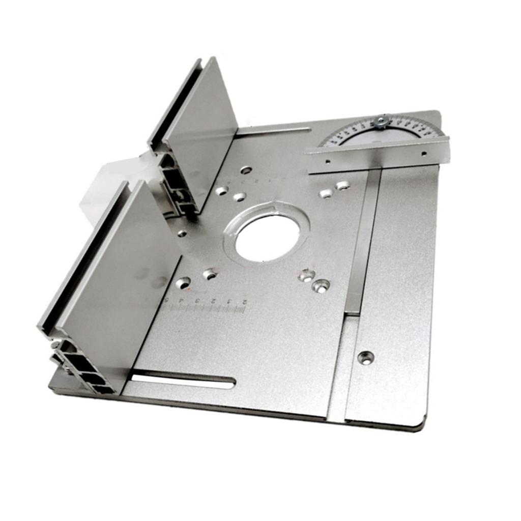 Router Table Insert Plate 2 in 1 Woodworking Bench Flip Board for Electric Routing Trimming Machine