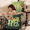 Cartoon Smiski Cushion Cover Pillowcase Upholstery Sofa Throw Pillow Home Decor Pillowcas