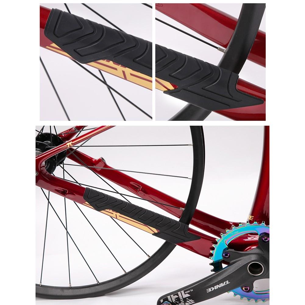 New Cycling Bicycle Bike Frame Chain Stay Protector Guard Gel Pad Cover Wrap
