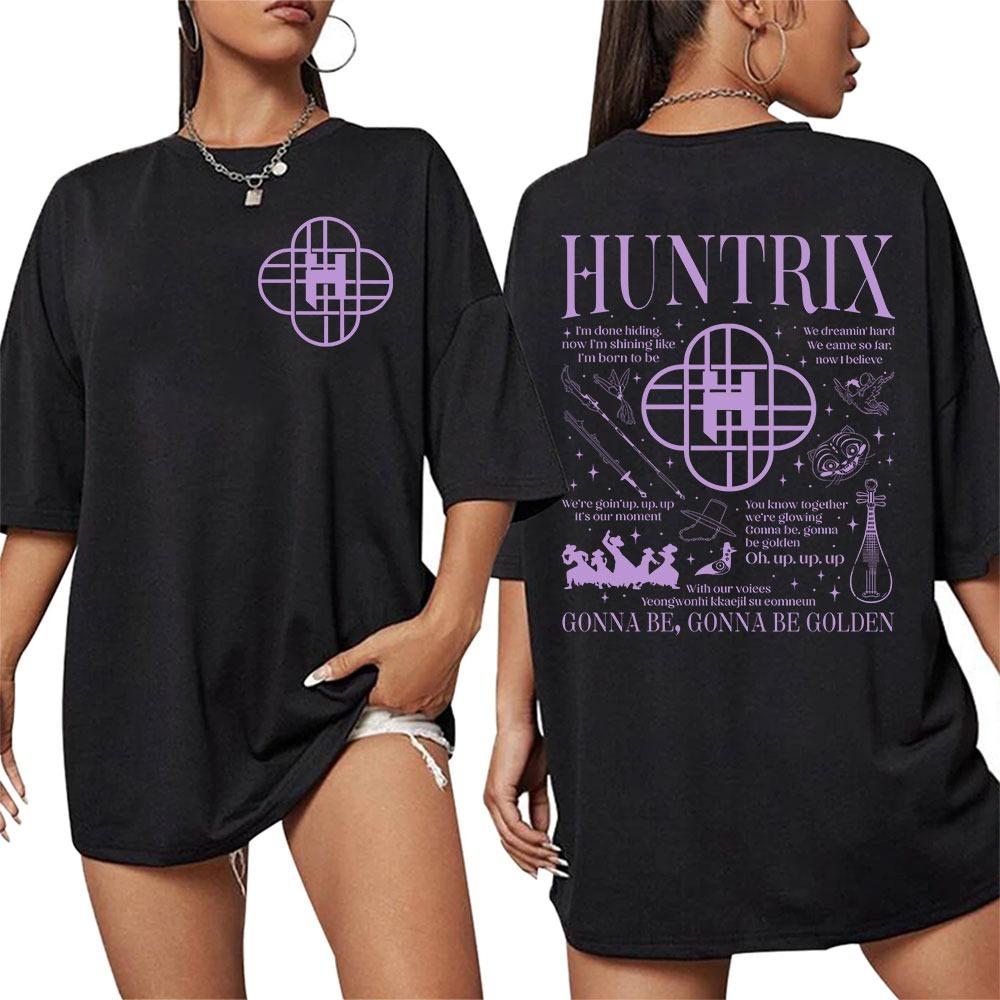 K-pop Demon Hunters Rumi Mira Zpey 2025 Film Graphic T-Shirt Men Women Harajuku High Quality Oversized Cotton T Shirt Streetwear