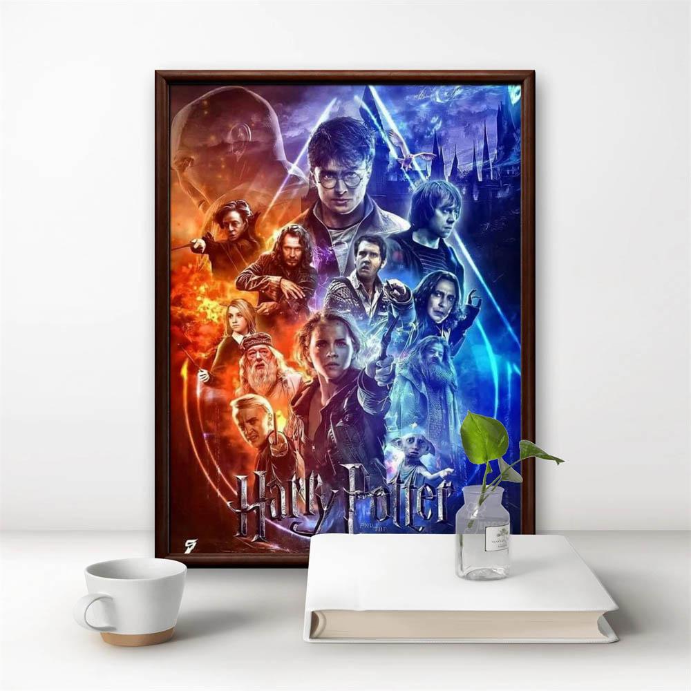 2026 New Harry Potter Diamond Painting Brand New Poster Cover Cross Stitch Mosaic Embroidery Home Decor 5D DIY Art New Kids Gift