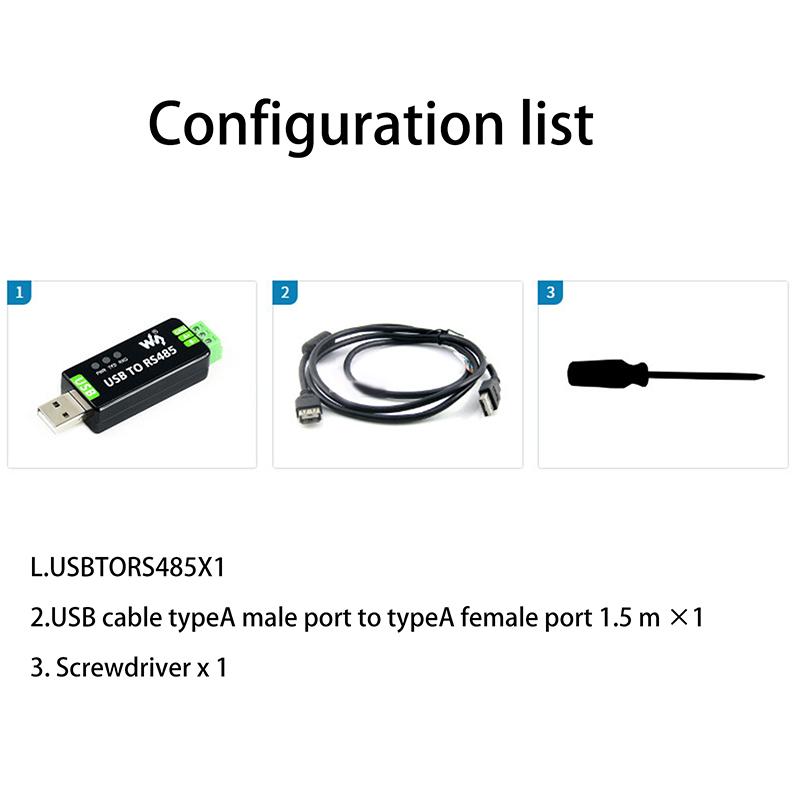 Conversor Serial USB para RS485 Industrial Original Módulo de Comunicação Half Duplex FT232RL